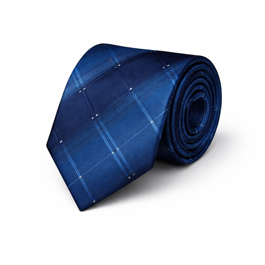 Marinblå Grid slips