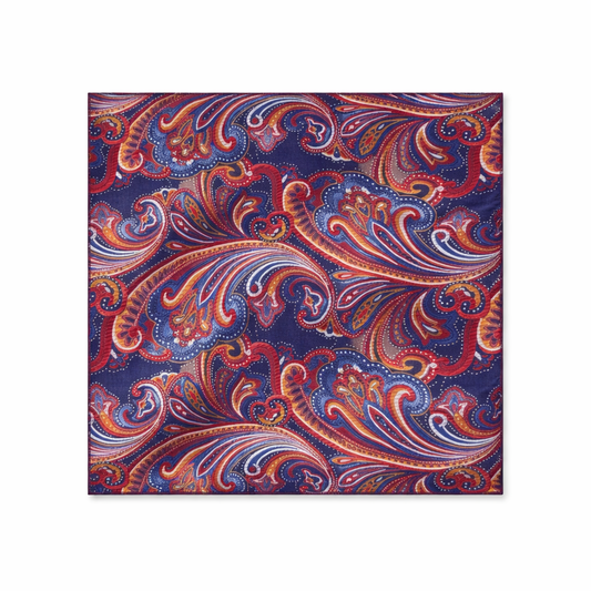 Paisley Näsduk – Marinblå