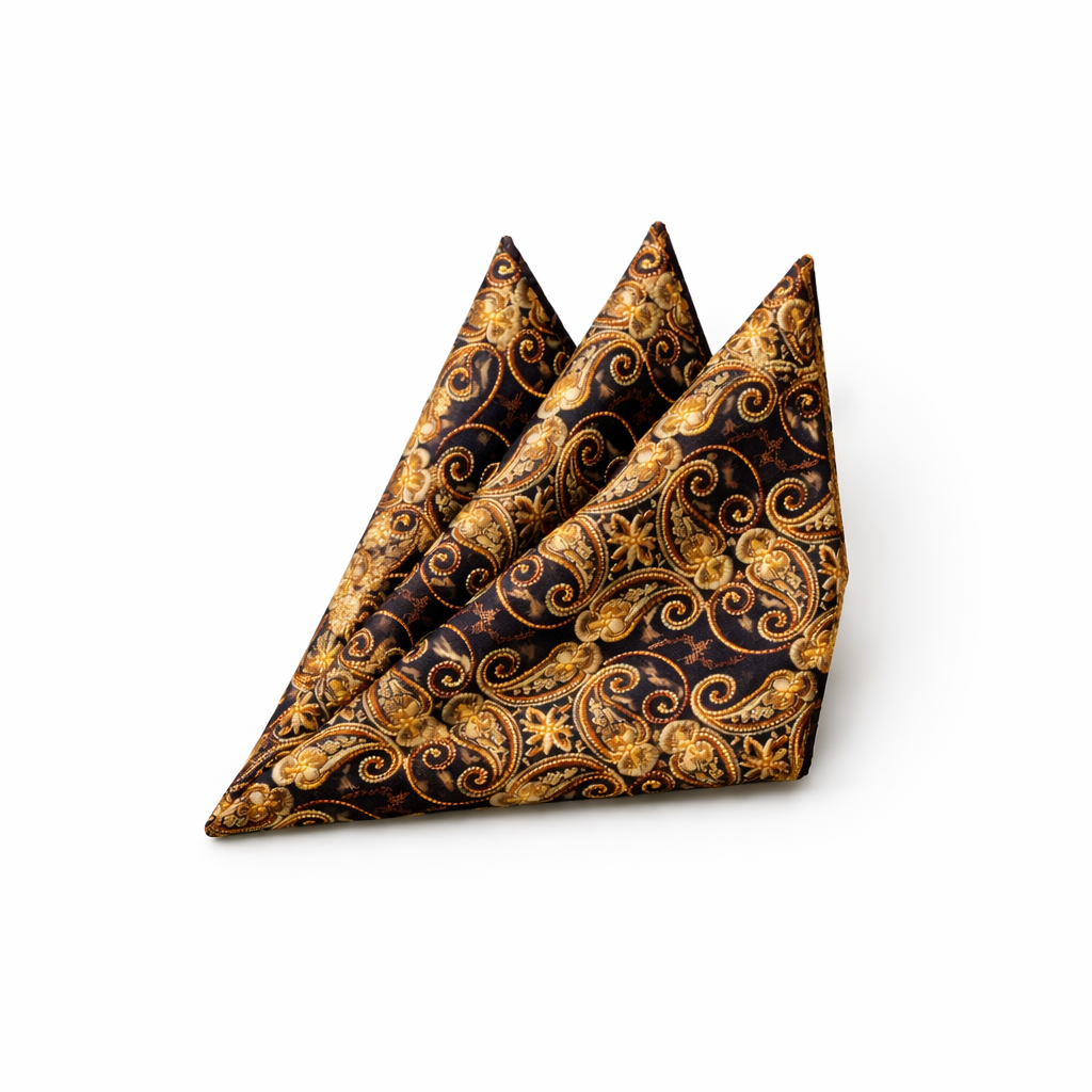 Mörk Paisley Näsduk